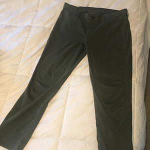 Uniqlo Dark Green Cropped Jeggings